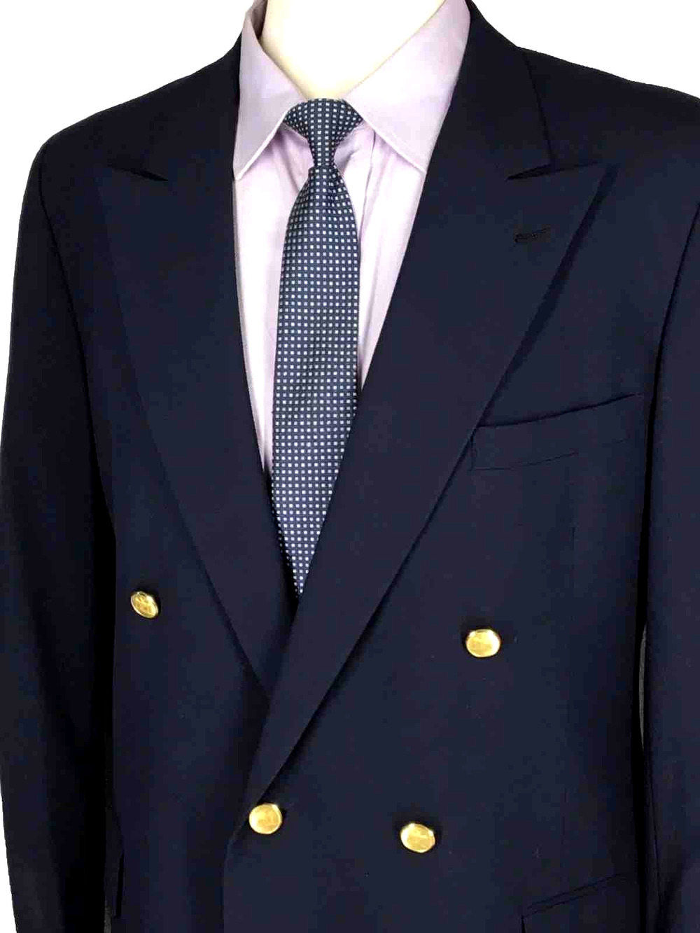 42XL Brooks Brothers USA Brooksgate Mens Vintage Double Breasted Blazer Jacket
